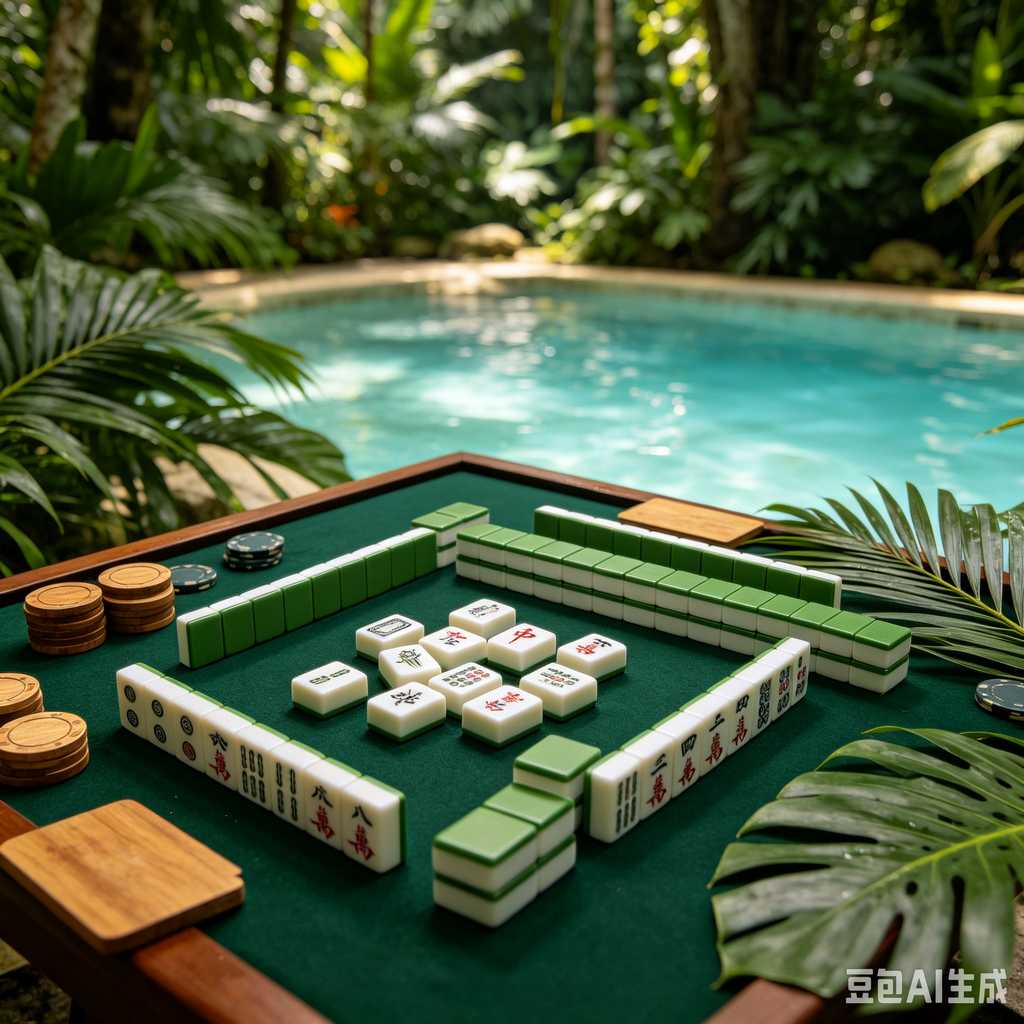 elegant text mahjong tiles