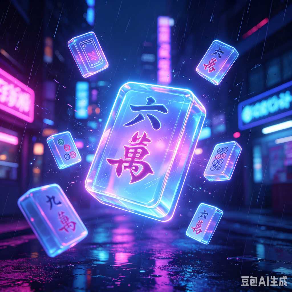logo engrave mahjong tiles