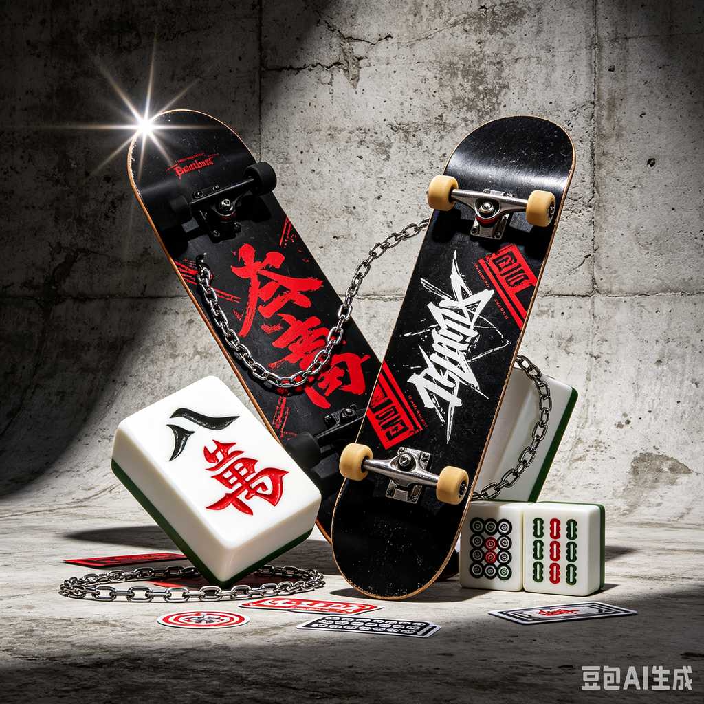 wear resistant print mahjong set
