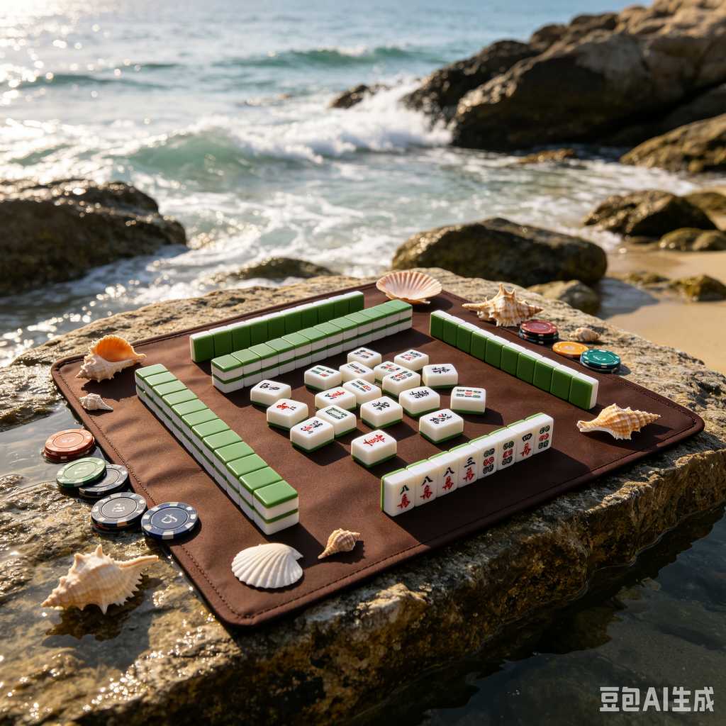 indoor leisure game mahjong set